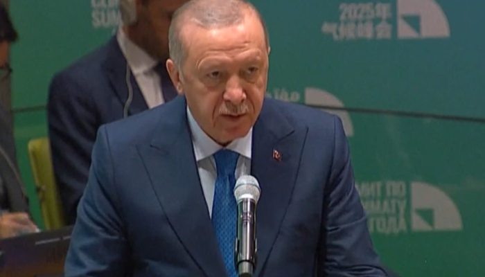 Cumhurbaşkanı Erdoğan, BM İklim Zirvesi'nde konuşma yaptı: "Kilit sektörlerimizi dönüştürmeye devam edeceğiz"