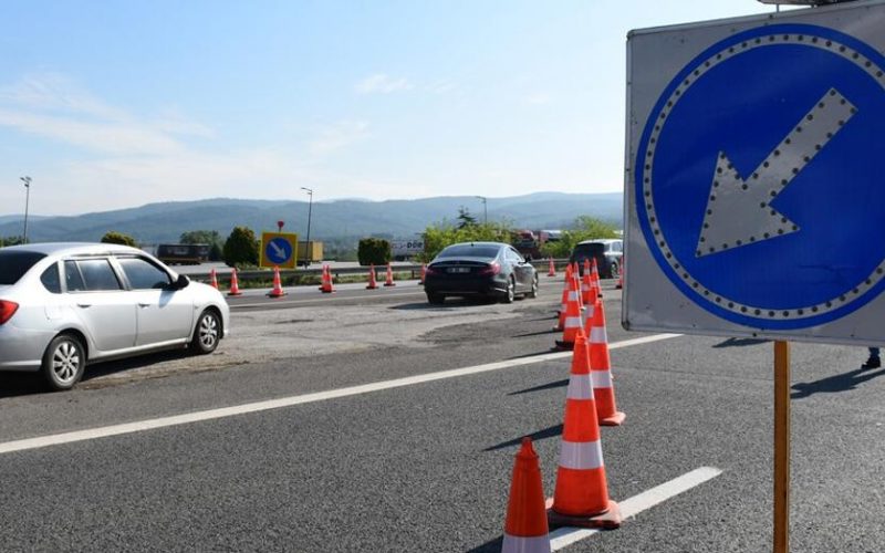 TEM Otoyolu Kocaeli Kesiminde Ankara Yönü Trafiğe Kapanıyor