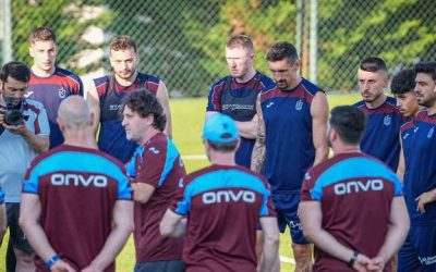 Trabzonspor hazırlıklarına akşam idmanı ile devam etti